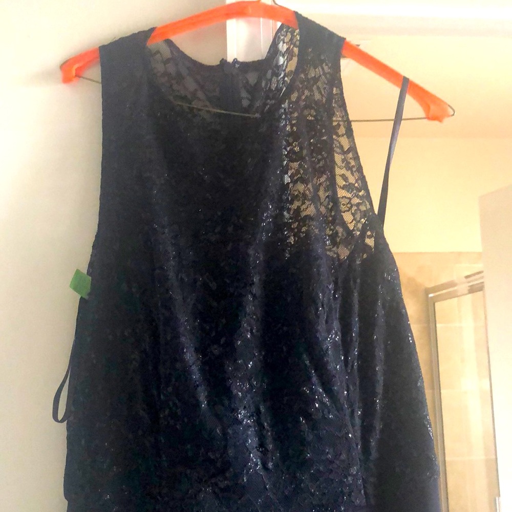 Black bridesmaid dress. Great condition size 12.